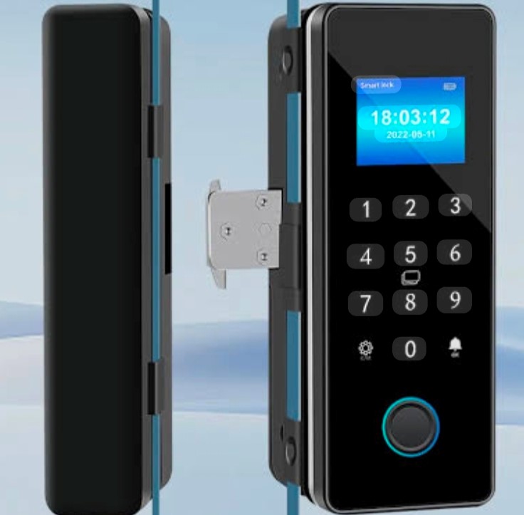 **Smart Door Lock Glass Door with Hahalock : Solusi Rumah Pintar, Praktis, dan Elegan**