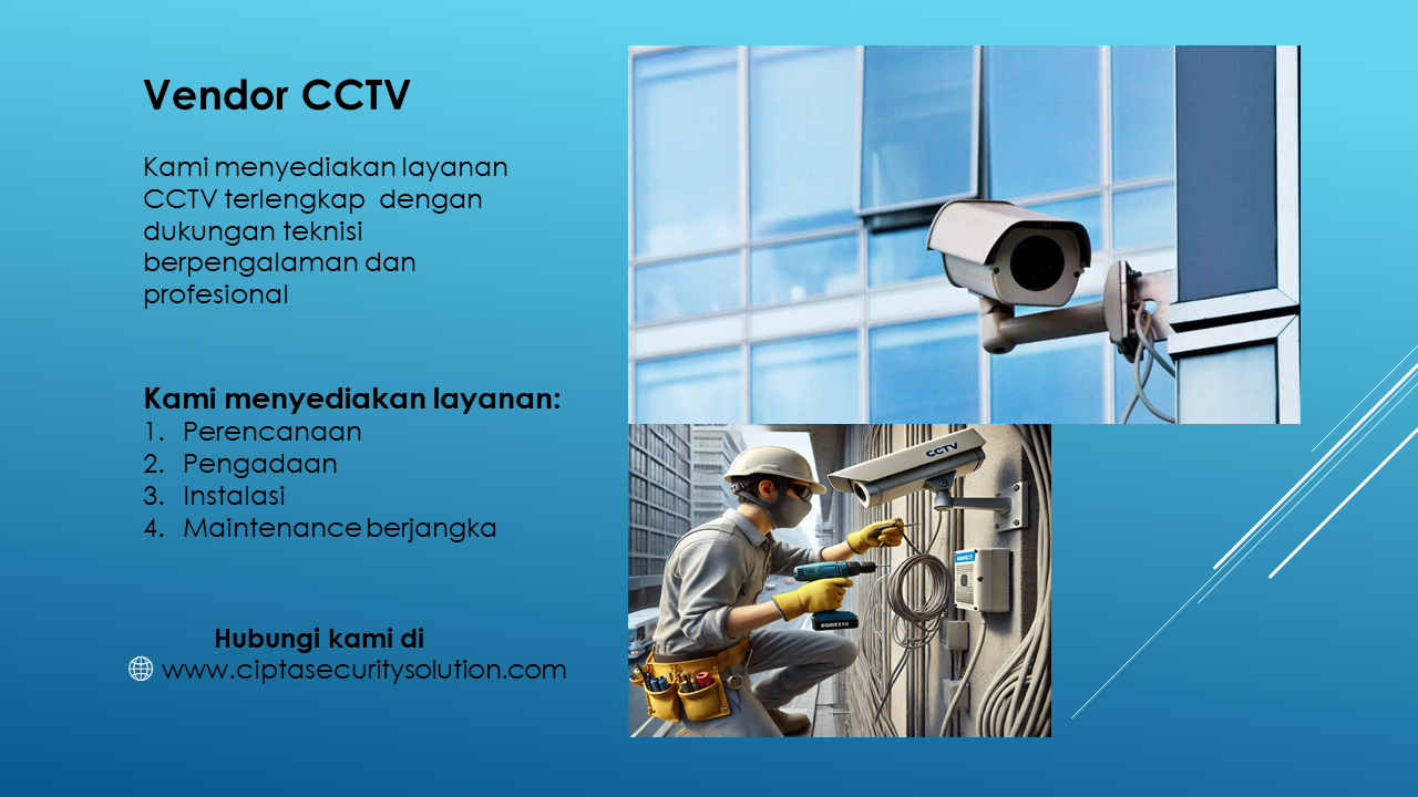 Jasa Vendor CCTV Kantor : Dari Survei Hingga Instalasi Profesional