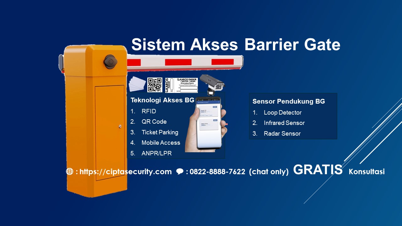 Sistem Akses Barrier Gate: Jenis, Cara Kerja, dan Teknologi yang Digunakan