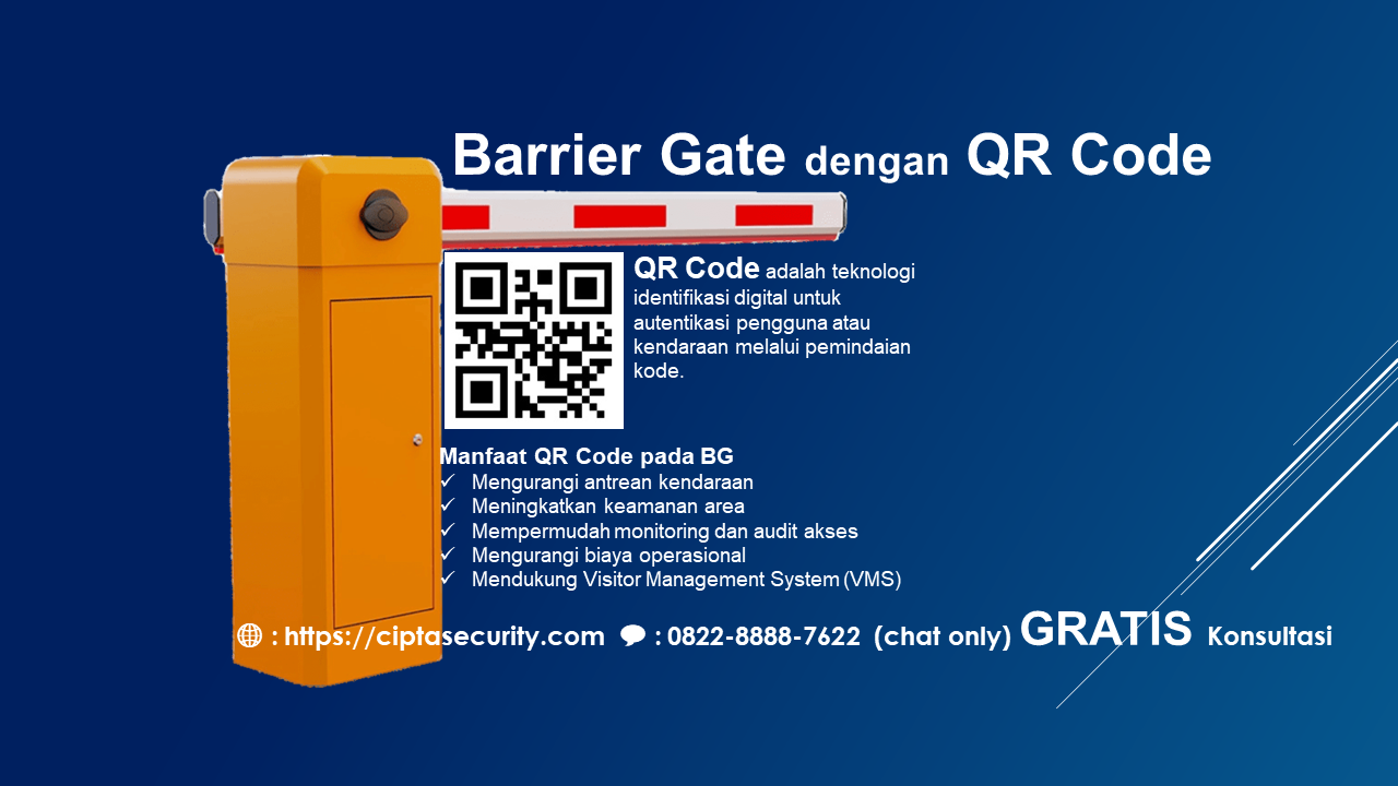 Barrier Gate dengan QR Code: Solusi Kontrol Akses Kendaraan Tamu dan Kendaraan Sementara