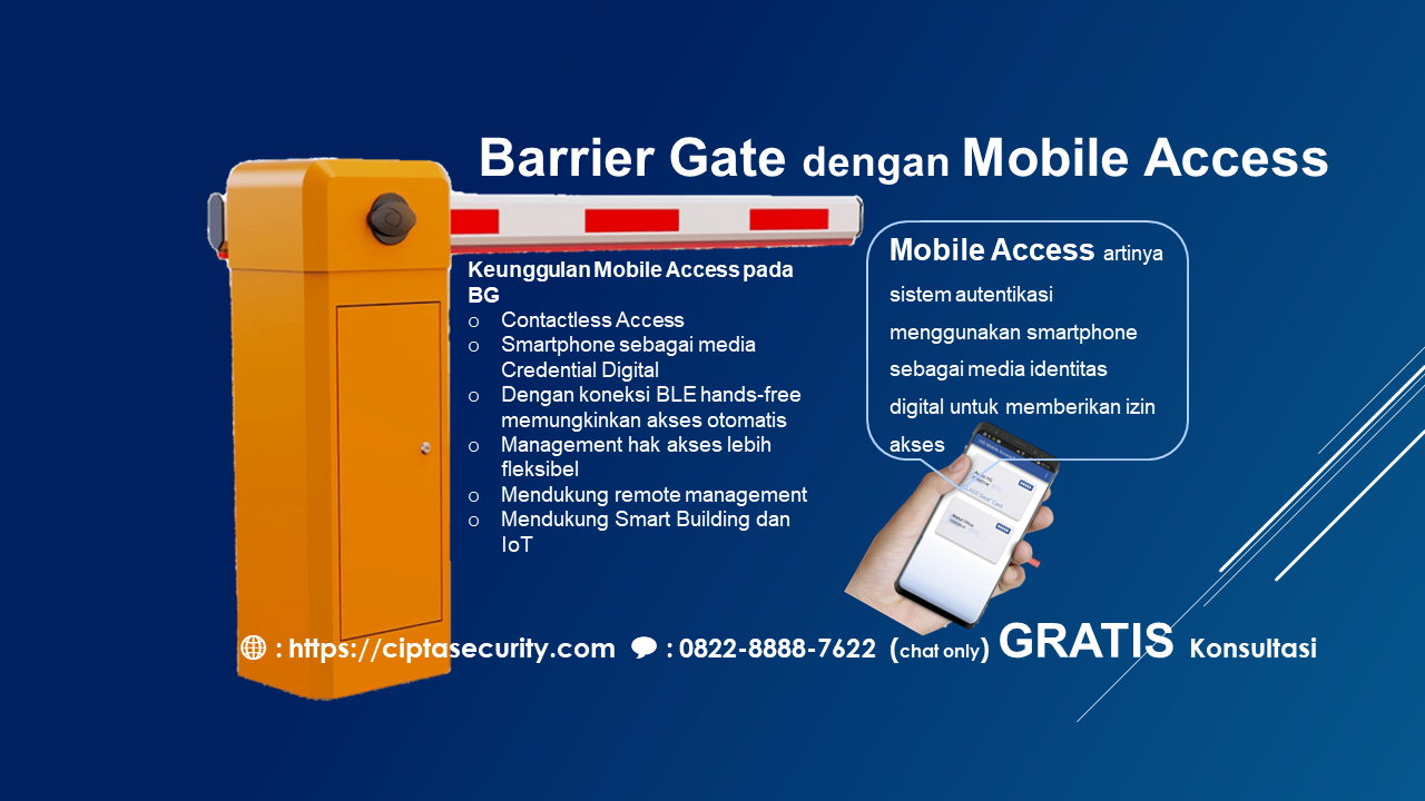 Barrier Gate dengan Mobile Access: Solusi Kontrol Akses Kendaraan Modern